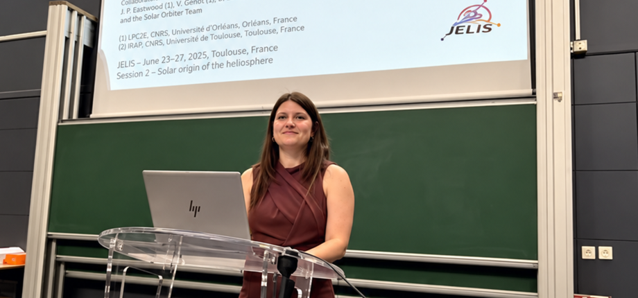 Jade Touresse a soutenu avec succès sa thèse de doctorat sur la propagation des jets coronaux solaires dans l'héliosphère interne